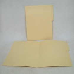 FOLDER DE CARTULINA CARTA COLOR CREMA