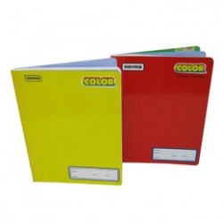 CUADERNO COLLAGE COSIDO NORMA COLOR 360o 100H RAYA