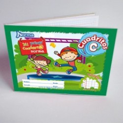 CUADERNO ITALIANO NORMA PREESCOLAR COSIDO C"7MM 72HJ
