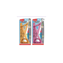 JUEGO DE GEOMETRIA FLEXIBLE IRROMPIBLE MAPED