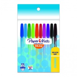 BOLIGRAFO PUNTO MEDIANO KILOMETRICO 100ST PAPER MATE C/10PZ