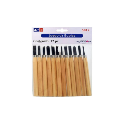 GUBIAS JUEGO 12 CUCHILLAS 5012
