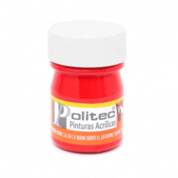 PINTURA CARTEL POLITEC L300 20ML 314 ROJO