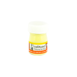 PINTURA CARTEL POLITEC L300 20ML 329 AMARILLO PASTEL
