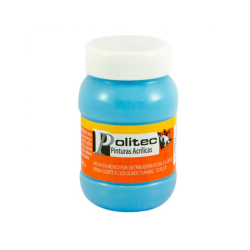 PINTURA CARTEL POLITEC L300 100ML (316) AZUL PASTEL