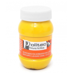 PINTURA CARTEL POLITEC L300 100ML (318) AMARILLO MEDIO