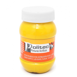 PINTURA CARTEL POLITEC L300 100ML (318) AMARILLO MEDIO