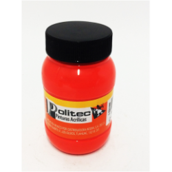 PINTURA CARTEL POLITEC L800 100ML FLOUR 803 NARANJA