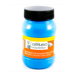 PINTURA CARTEL POLITEC L800 100ML FLOUR 805 AZUL