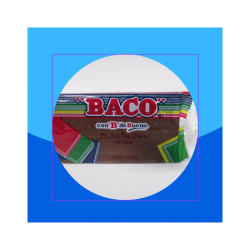 PLASTILINA MARQUETA BACO 140GRS CAFE