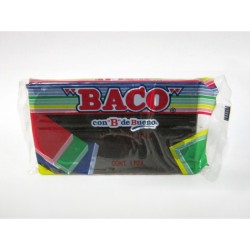 PLASTILINA MARQUETA BACO 140GRS NEGRO