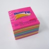NOTAS ADHESIVAS JANEL MEMOTIP MINICUBO 2X2 NEON C/400H