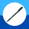 MARCADOR PERMANENTE FINO NEGRO LUMOCOLOR STAEDTLER