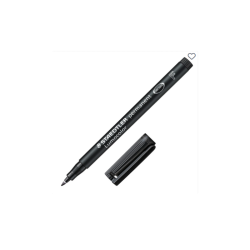 MARCADOR PERMANENTE FINO NEGRO LUMOCOLOR STAEDTLER