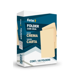 FOLDER CARTA FORTEC CREMA