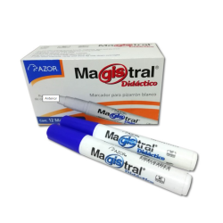 MARCADOR DIDACTICO PARA PIZARRON AZUL MAGISTRAL