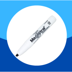 MARCADOR PARA PIZARRON BLANCO DIDACTICO NEGRO MAGISTRAL