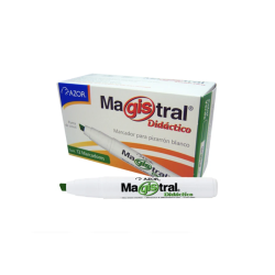 MARCADOR PARA PIZARRON BLANCO DIDACTICO VERDE MAGISTRAL