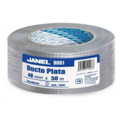CINTA ADHESIVA JANEL DUCTOS PLATA 48MMX50MT