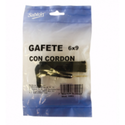 PORTAGAFETE 6X9CMS CON CORDON SABLON