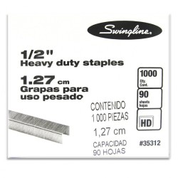 GRAPAS SWINGLINE 1/2" 1000PZ HEAVY DUTY