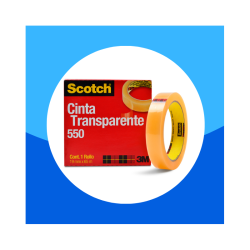 CINTA ADHESIVA 550 DIUREX SCOTCH 18MM X 65MTS