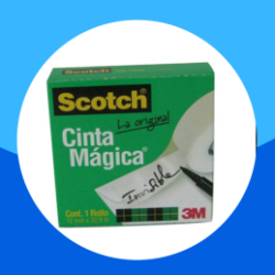CINTA ADHESIVA 810 MAGICA SCOTCH 12MM X 33MTS