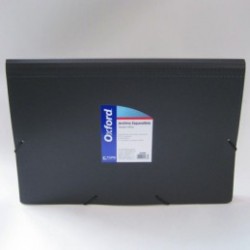 PORTADOCUMENTOS BLACK ARCHIVO EXPANDIBLE OFICIO 13DIV CON LIGA