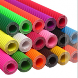 CARTON MICROCORRUGADO 7X54CM COLORES