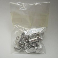 POSTES DE ALUMINIO 3/8 9mm CON 10pz