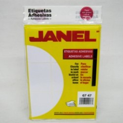 ETIQUETA BLANCA 67X47MM 180 E CLASICA No 13 JANEL