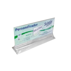 PERSONIFICADOR SABLON 8X21.8CMS CRISTAL