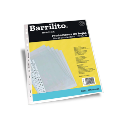 MICA PROTECTOR LIGERO CARTA BARRILITO 100PZ