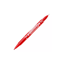 MARCADOR PERMANENTE ZEBRA MCKIE ROJO