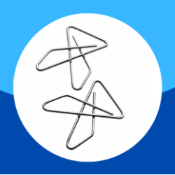 CLIP No 1 MARIPOSA GIGANTE ACCO 12PZ