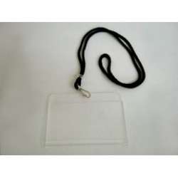 GAFETE PARA CREDENCIAL ACRILICO 10.5X8 CORDON