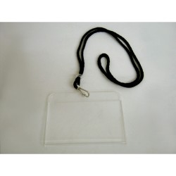 GAFETE PARA CREDENCIAL ACRILICO 10.5X8 CORDON
