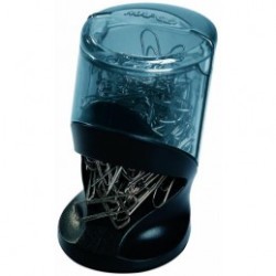 PORTACLIPS NEGRO MAPED CON 100 CLIPS