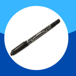 MARCADOR PERMANENTE ZEBRA MCKIE EXTRA FINO NEGRO