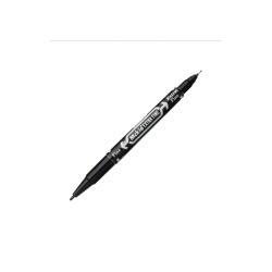 MARCADOR PERMANENTE ZEBRA MCKIE EXTRA FINO NEGRO