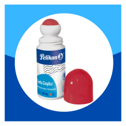 TINTA PARA SELLO PELIKAN 60ML GIRAPLICA ROJA
