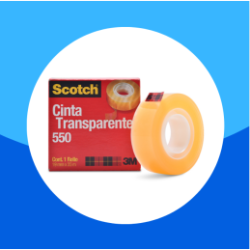 CINTA ADHESIVA 550 DIUREX SCOTCH 18MM X 33MTS