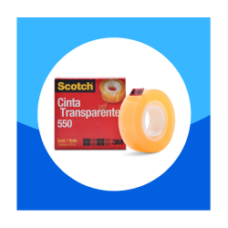 CINTA ADHESIVA 550 DIUREX SCOTCH 18MM X 33MTS