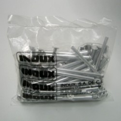 POSTES DE ALUMINIO INDUX 2.5" 63MM CON 100PZ