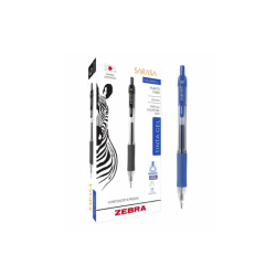 BOLIGRAFO SARASA ZEBRA 5MM RT TINTA GEL AZUL
