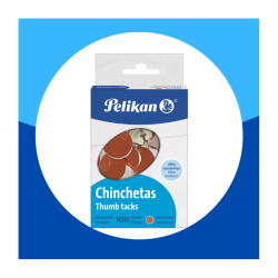 CHINCHETA BERMELLON PELIKAN 100PZ