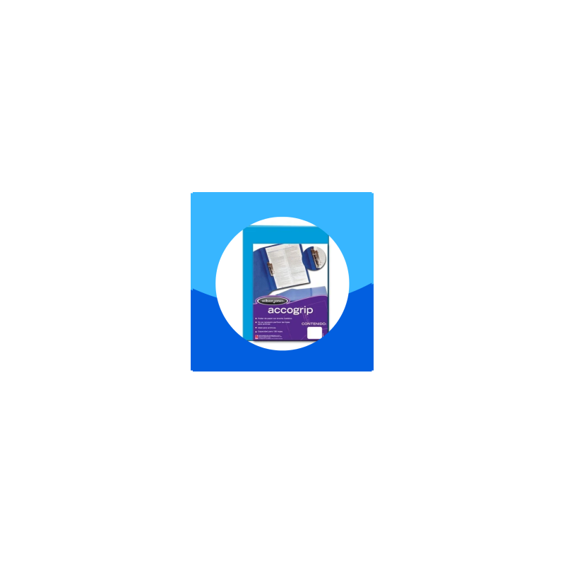 CARPETA T PRESSB OFICIO WLSON JONES NP C/PALANCA AZUL CLARO
