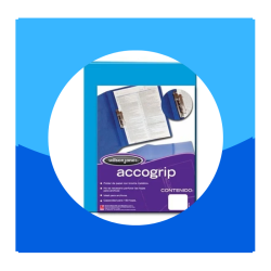 CARPETA T PRESSB OFICIO WLSON JONES NP C/PALANCA AZUL CLARO