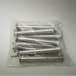 POSTES DE ALUMINIO 1 3/4" 44MM BSA 10PZ INDUX