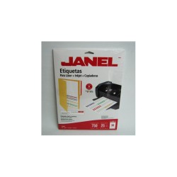 ETIQUETA LASER+INKJET 1.7X8.7CMS 750E J5266 JANEL